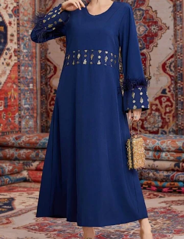 Rochie medie SHEIN, bleumarin Albastru