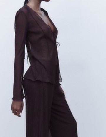 Bluza Zara, pruna