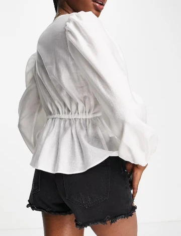 Bluza Top Shop, alb Alb