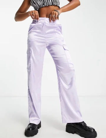 Pantaloni Miss Selfridge, mov Mov