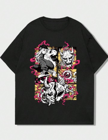 
						Tricou Romwe, negru