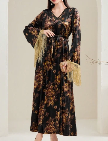 Rochie lunga SHEIN, maro
