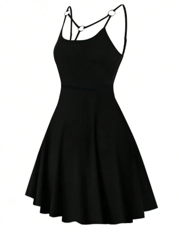 Rochie scurta SHEIN CURVE, negru Negru