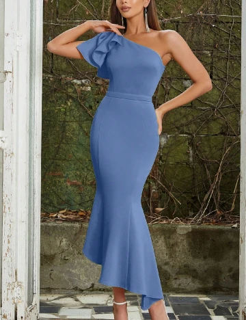 Rochie lunga SHEIN, albastru Albastru