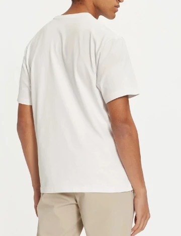 Tricou Lacoste, alb Alb