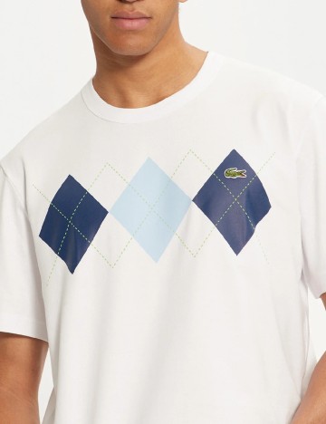 Tricou Lacoste, alb