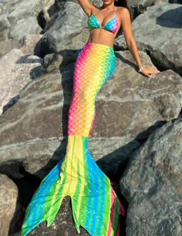 Costum de baie SHEIN, mix culori Mix culori