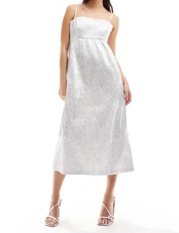 Rochie medie Nobody s child, gri Gri