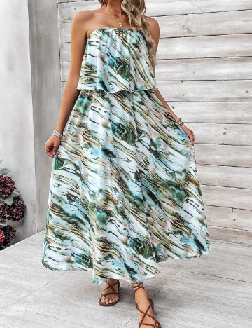 
						Rochie lunga SHEIN, mix culori