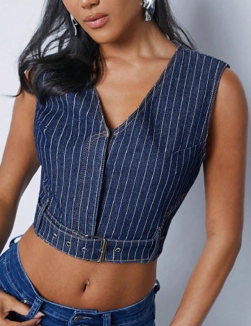 
						Top SHEIN, albastru