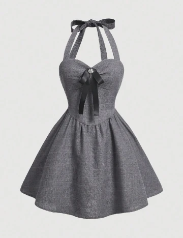Rochie scurta SHEIN, gri