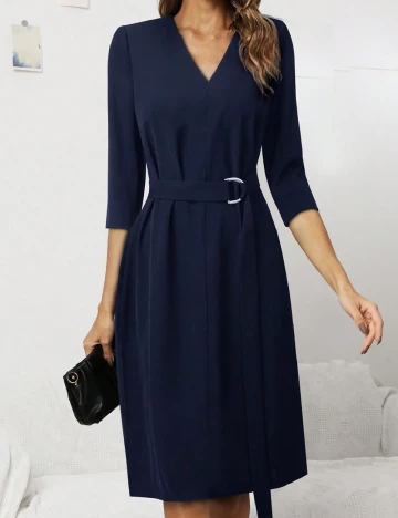 Rochie scurta Homeyee, bleumarin