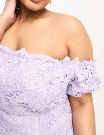 Rochie lunga ASOS Curve, mov
