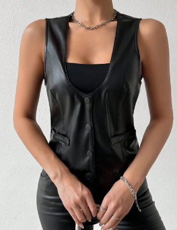 Vesta SHEIN, negru Negru