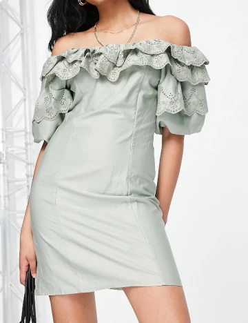 Rochie scurta Top Shop, verde