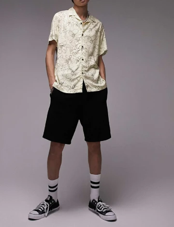 Camasa Topman, crem