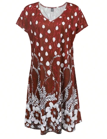 Rochie scurta SHEIN, rosu