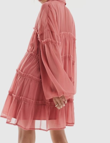 Rochie scurta ASOS, roz