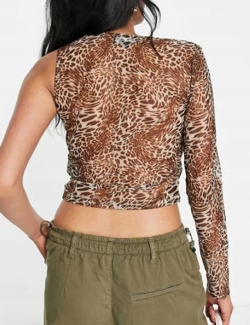 Top Lola May, animal print Animal print