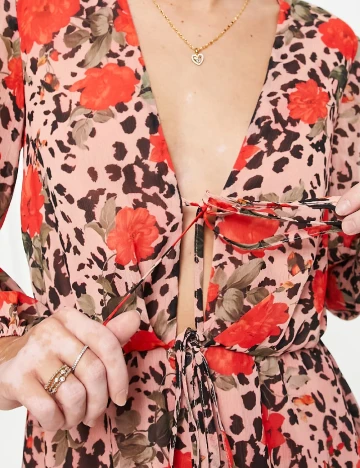 Salopeta Miss Selfridge, floral print