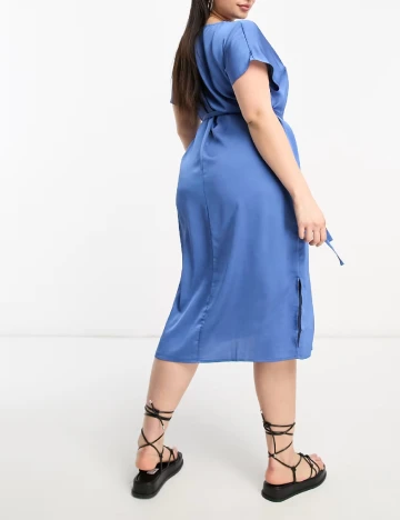 Rochie medie EVOKED VILA, albastru Albastru