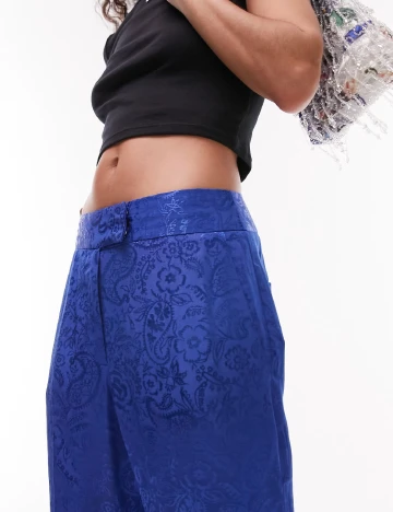 Pantaloni Top Shop, albastru