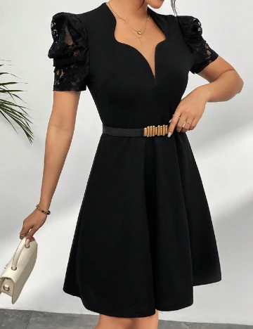 Rochie scurta SHEIN, negru Negru