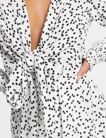 Rochie medie Collective The Label, alb Alb