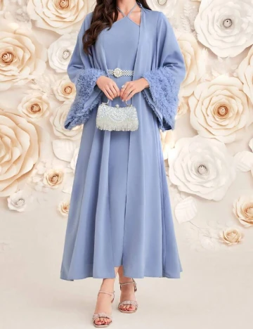 Rochie lunga SHEIN, albastru