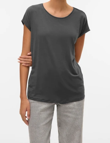 Tricou Vero Moda, gri inchis Gri