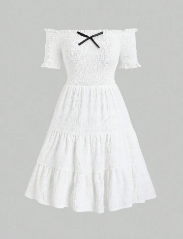 Rochie scurta SHEIN, alb