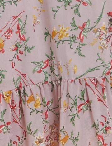Rochie medie Goddiva, roz pudra Roz