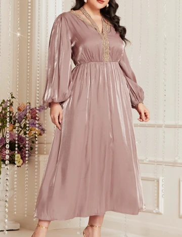 Rochie lunga SHEIN CURVE, lila Mov