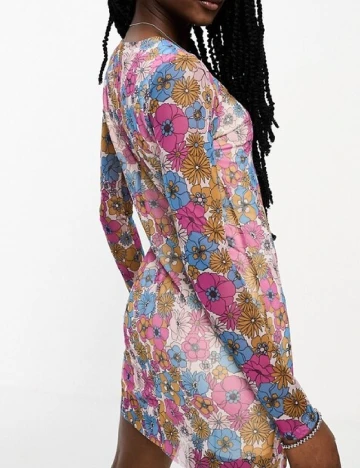 Rochie scurta fire&glory, floral print Floral print