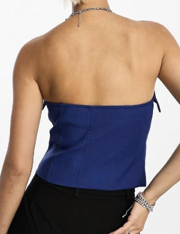 Top Bershka, albastru Albastru