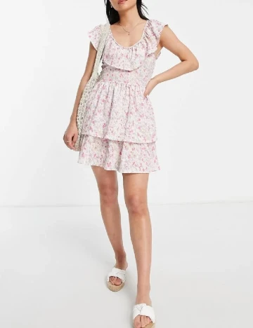 Rochie scurta Miss Selfridge, floral print Floral print