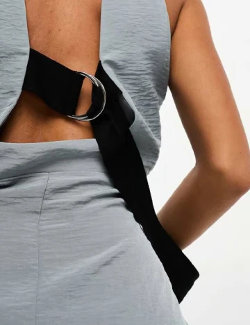 Rochie medie ASOS, gri Gri