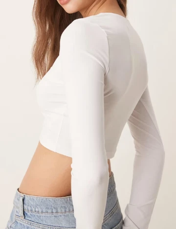 Top ASOS, alb Alb