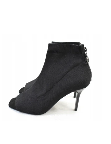 Botine Stradivarius, negru Negru
