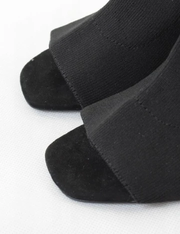 Botine Stradivarius, negru Negru