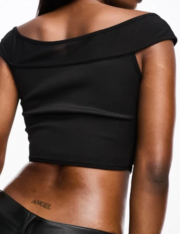 Top ASOS, negru
