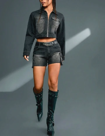 Compleu SHEIN, negru Negru