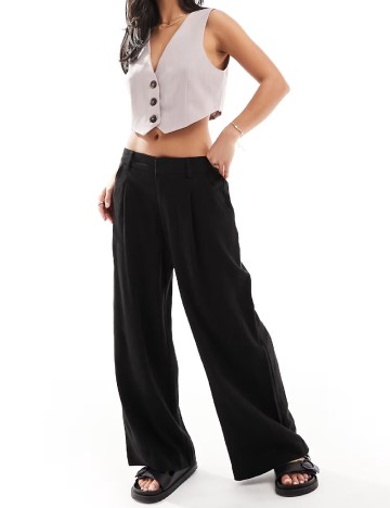 
						Pantaloni ASOS, negru