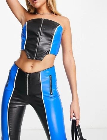 Top AsYou, negru/albastru
