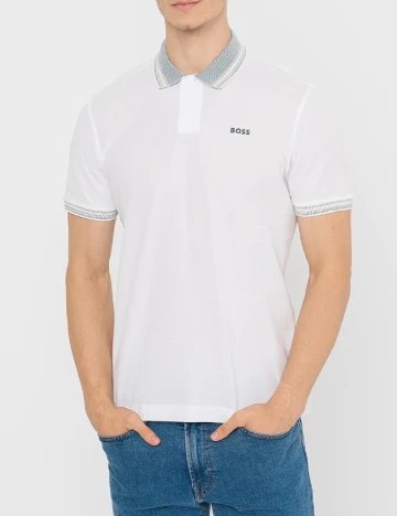 Tricou BOSS, alb Alb