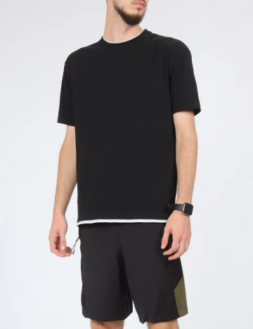 Pantaloni scurti Bolongaro Trevor, negru/verde Negru