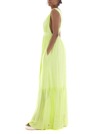 Rochie lunga Scotch&Soda, verde Verde