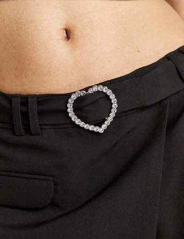 Fusta Miss Selfridge, negru Negru