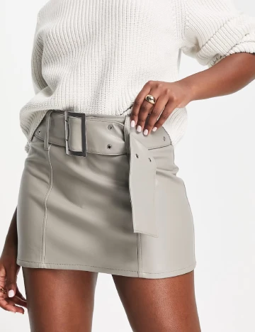Fusta ASOS, gri Gri
