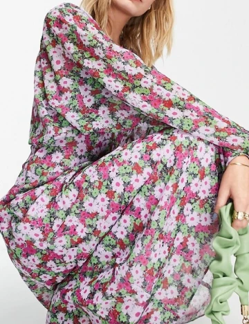 Rochie medie ASOS, floral print Floral print